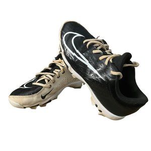 Nike Vapor Fast Flex Baseball Softball Cleats Size 5Y Youth Black‎ White